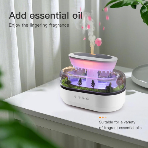 Raindrop Aroma Diffuser ambient light Waabel Market UAE