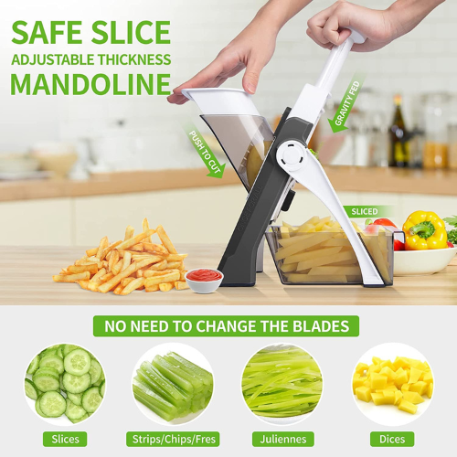 Manual Vegetable Cutter stainless steel blades Waabel Market UAE