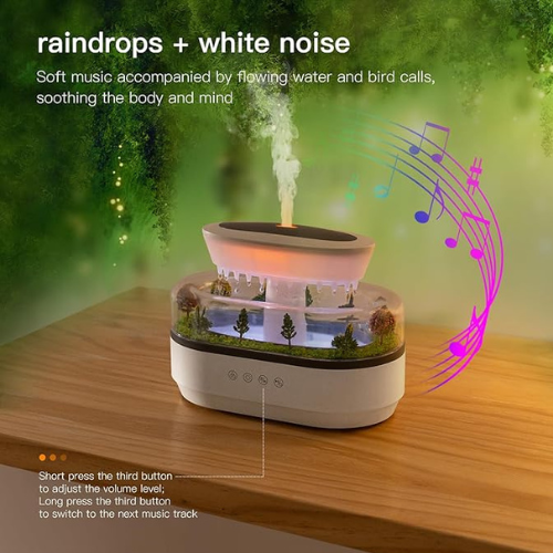 Raindrop Aroma Diffuser product view Waabel Market UAE